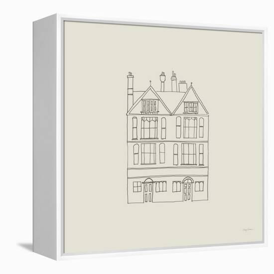 Buildings of London I Sq-Avery Tillmon-Framed Stretched Canvas