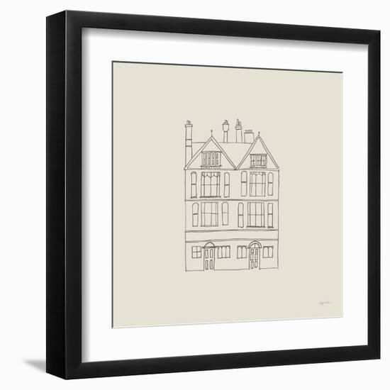 Buildings of London I Sq-Avery Tillmon-Framed Art Print