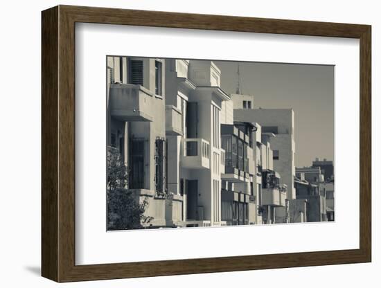Buildings on Allenby Street, Tel Aviv, Israel-null-Framed Photographic Print