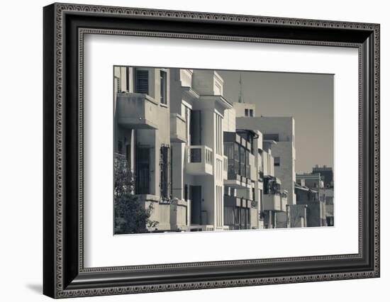 Buildings on Allenby Street, Tel Aviv, Israel-null-Framed Photographic Print