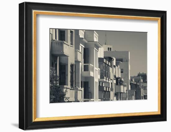 Buildings on Allenby Street, Tel Aviv, Israel-null-Framed Photographic Print