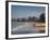 Buildings on Playa De San Lorenzo Beach, Gijon, Spain-Walter Bibikow-Framed Photographic Print