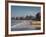 Buildings on Playa De San Lorenzo Beach, Gijon, Spain-Walter Bibikow-Framed Photographic Print