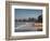 Buildings on Playa De San Lorenzo Beach, Gijon, Spain-Walter Bibikow-Framed Photographic Print