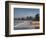 Buildings on Playa De San Lorenzo Beach, Gijon, Spain-Walter Bibikow-Framed Photographic Print