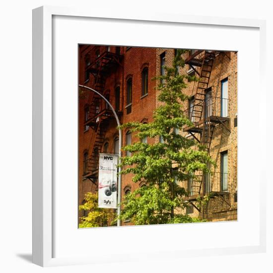 Buildings - Stairs - Emergency - New York City - United States-Philippe Hugonnard-Framed Photographic Print