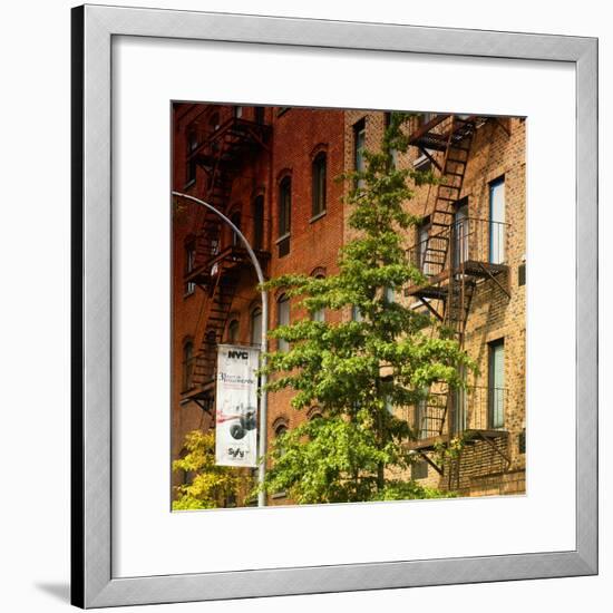 Buildings - Stairs - Emergency - New York City - United States-Philippe Hugonnard-Framed Photographic Print