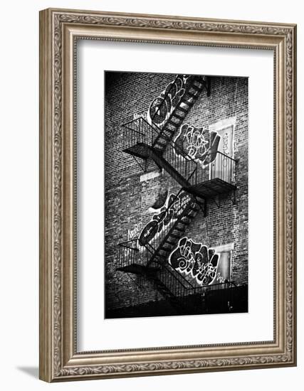 Buildings - Stairs - Emergency - New York City - United States-Philippe Hugonnard-Framed Photographic Print