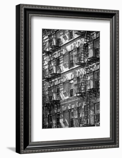 Buildings - Stairs - Emergency - New York City - United States-Philippe Hugonnard-Framed Photographic Print