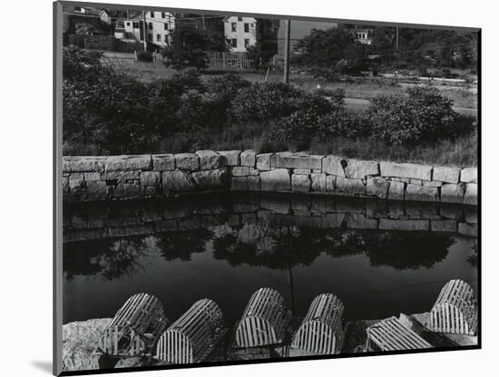 Buildings, Water, Wall, Reflections, c.1970-Brett Weston-Mounted Photographic Print