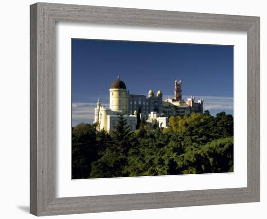 Built in the 1840S, Palacio De Pena in the Hills Above Sintra Is a Deliberate Fantasy of Kitsch-Amar Grover-Framed Photographic Print