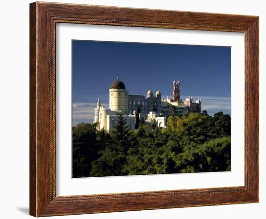 Built in the 1840S, Palacio De Pena in the Hills Above Sintra Is a Deliberate Fantasy of Kitsch-Amar Grover-Framed Photographic Print