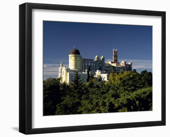 Built in the 1840S, Palacio De Pena in the Hills Above Sintra Is a Deliberate Fantasy of Kitsch-Amar Grover-Framed Photographic Print