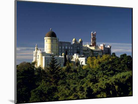 Built in the 1840S, Palacio De Pena in the Hills Above Sintra Is a Deliberate Fantasy of Kitsch-Amar Grover-Mounted Photographic Print