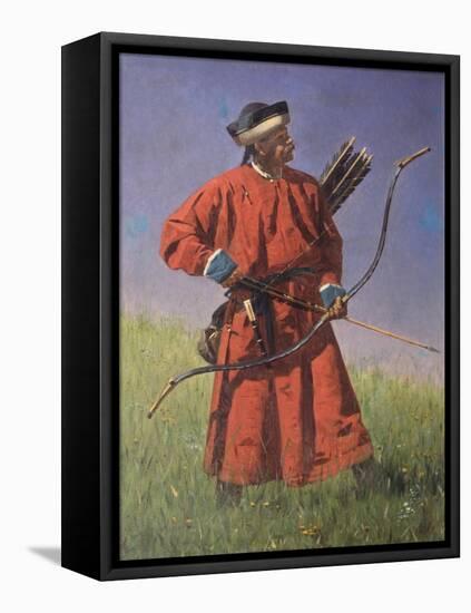 Bukharan Soldier (Sarba)-Vasili Vasilyevich Vereshchagin-Framed Premier Image Canvas