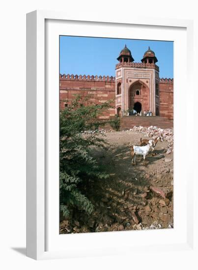 Buland Darwaza, Fatehpur Sikri, Agra, Uttar Pradesh, India-Vivienne Sharp-Framed Photographic Print