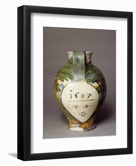 Bulbous Apothecary Jug, 1607-null-Framed Giclee Print