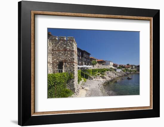 Bulgaria, Black Sea Coast, Sozopol, Eastern Waterfront-Walter Bibikow-Framed Photographic Print