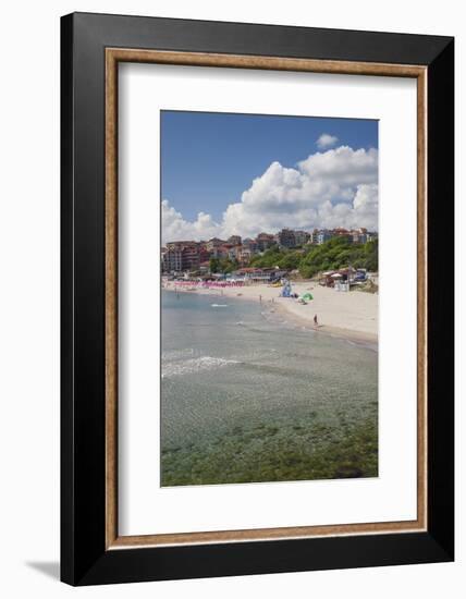 Bulgaria, Black Sea Coast, Sozopol, Town Beach-Walter Bibikow-Framed Photographic Print