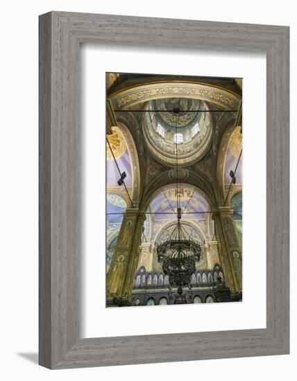 Bulgaria, Black Sea Coast, Varna, Orthodox Cathedral of the Assumption of the Virgin, Interior-Walter Bibikow-Framed Photographic Print