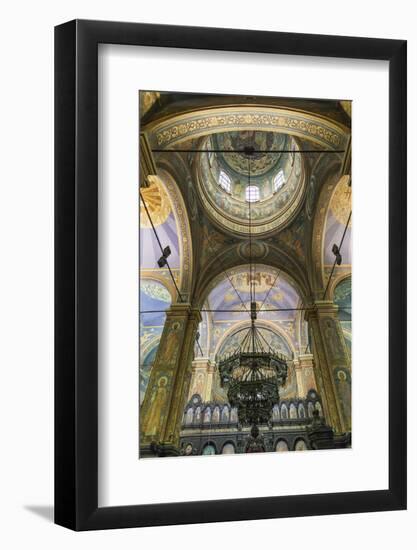 Bulgaria, Black Sea Coast, Varna, Orthodox Cathedral of the Assumption of the Virgin, Interior-Walter Bibikow-Framed Photographic Print