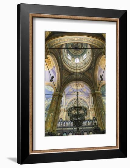 Bulgaria, Black Sea Coast, Varna, Orthodox Cathedral of the Assumption of the Virgin, Interior-Walter Bibikow-Framed Photographic Print