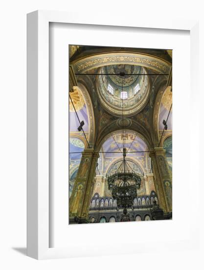 Bulgaria, Black Sea Coast, Varna, Orthodox Cathedral of the Assumption of the Virgin, Interior-Walter Bibikow-Framed Photographic Print