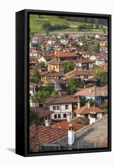 Bulgaria, Central Mountains, Koprivshtitsa, Elevated Village View-Walter Bibikow-Framed Premier Image Canvas