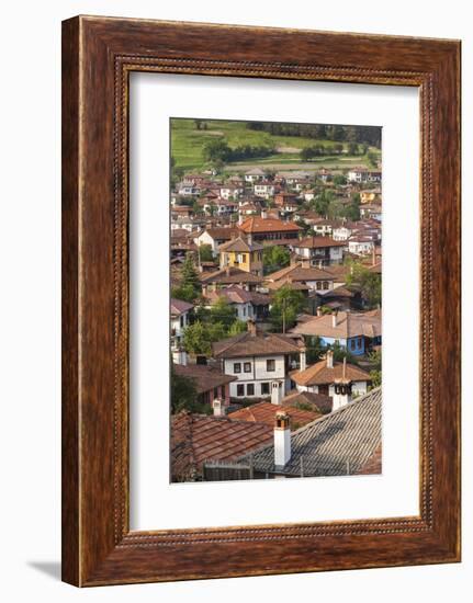 Bulgaria, Central Mountains, Koprivshtitsa, Elevated Village View-Walter Bibikow-Framed Photographic Print