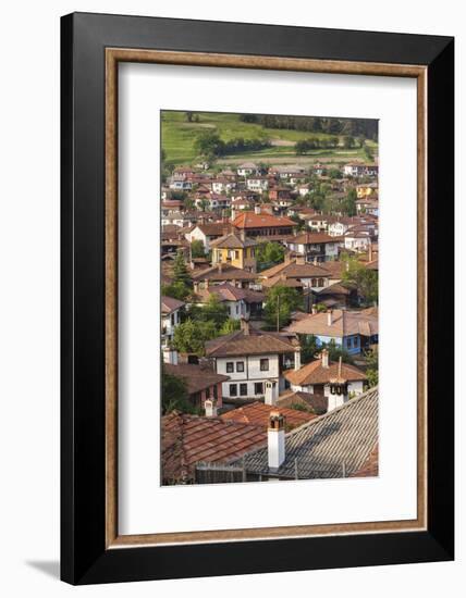 Bulgaria, Central Mountains, Koprivshtitsa, Elevated Village View-Walter Bibikow-Framed Photographic Print