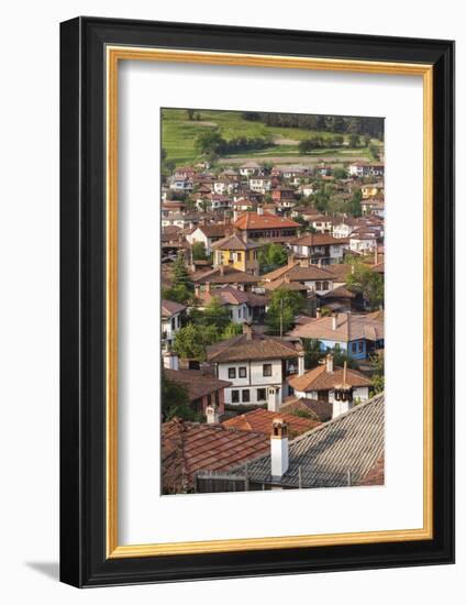 Bulgaria, Central Mountains, Koprivshtitsa, Elevated Village View-Walter Bibikow-Framed Photographic Print