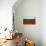 Bulgaria Flag Design with Wood Patterning - Flags of the World Series-Philippe Hugonnard-Art Print displayed on a wall