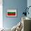 Bulgaria Flag Design with Wood Patterning - Flags of the World Series-Philippe Hugonnard-Framed Art Print displayed on a wall