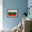Bulgaria Flag Design with Wood Patterning - Flags of the World Series-Philippe Hugonnard-Framed Art Print displayed on a wall