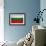 Bulgaria Flag Design with Wood Patterning - Flags of the World Series-Philippe Hugonnard-Framed Art Print displayed on a wall