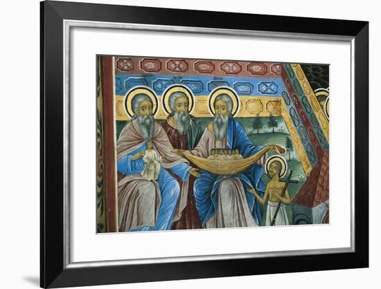 Bulgaria, Rhodope Mountains, Rila Monastery, Detail of Fresco-null-Framed Giclee Print