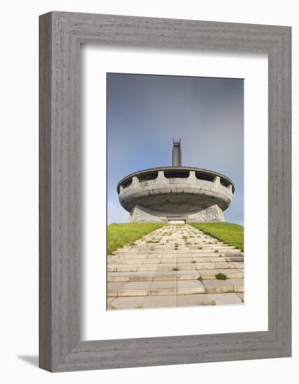 Bulgaria, Shipka Pass, Ruins of the Soviet-Era Buzludzha Monument-Walter Bibikow-Framed Photographic Print