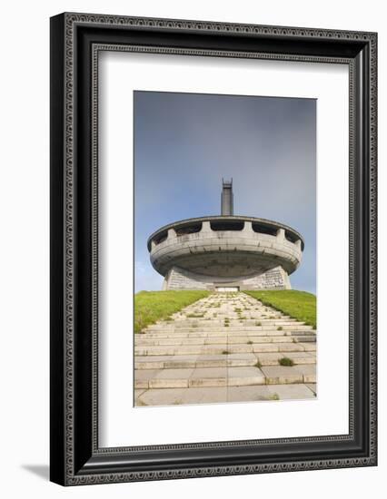 Bulgaria, Shipka Pass, Ruins of the Soviet-Era Buzludzha Monument-Walter Bibikow-Framed Photographic Print