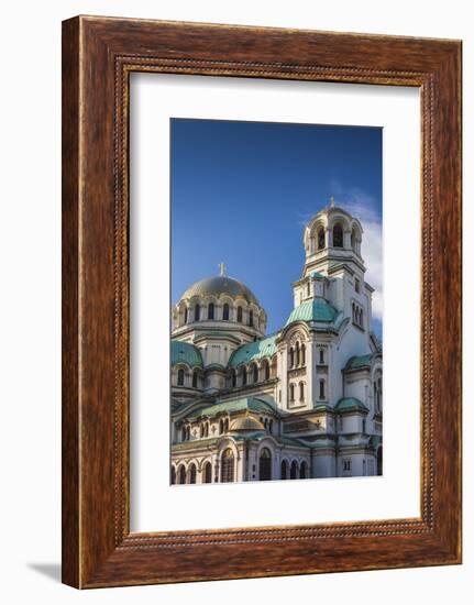 Bulgaria, Sofia, Ploshtad Alexander Nevski Square, Aleksander Nevski Church, Morning-Walter Bibikow-Framed Photographic Print