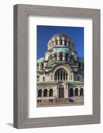 Bulgaria, Sofia, Ploshtad Alexander Nevski Square-Walter Bibikow-Framed Photographic Print