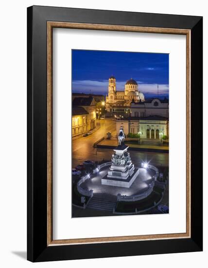 Bulgaria, Sofia, Ploshtad Narodno Sabranie Square-Walter Bibikow-Framed Photographic Print