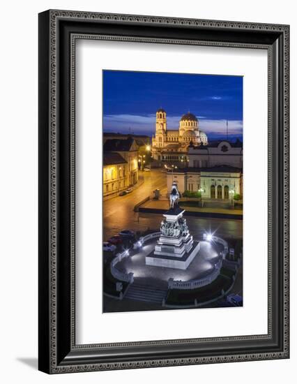 Bulgaria, Sofia, Ploshtad Narodno Sabranie Square-Walter Bibikow-Framed Photographic Print