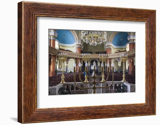 Bulgaria, Sofia, Sofia Synagogue, Sephardic Synagogue Interior-Walter Bibikow-Framed Photographic Print