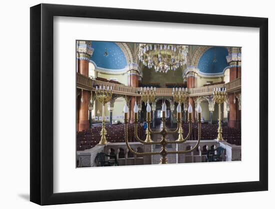 Bulgaria, Sofia, Sofia Synagogue, Sephardic Synagogue Interior-Walter Bibikow-Framed Photographic Print