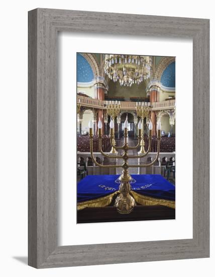 Bulgaria, Sofia, Sofia Synagogue, Sephardic Synagogue Interior-Walter Bibikow-Framed Photographic Print