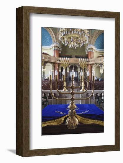 Bulgaria, Sofia, Sofia Synagogue, Sephardic Synagogue Interior-Walter Bibikow-Framed Photographic Print