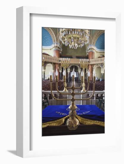 Bulgaria, Sofia, Sofia Synagogue, Sephardic Synagogue Interior-Walter Bibikow-Framed Photographic Print