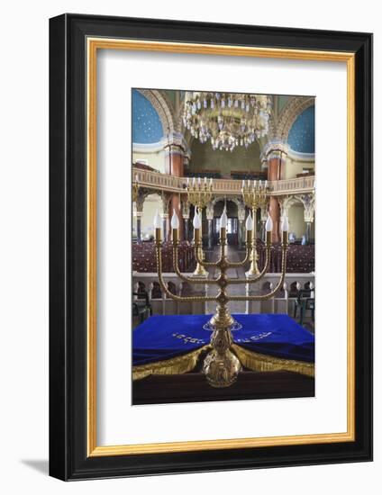 Bulgaria, Sofia, Sofia Synagogue, Sephardic Synagogue Interior-Walter Bibikow-Framed Photographic Print