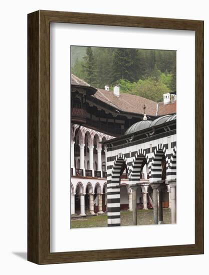 Bulgaria, Southern Mountains, Rila, Rila Monastery, Exterior-Walter Bibikow-Framed Photographic Print