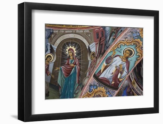 Bulgaria, Southern Mountains, Rila, Rila Monastery, Wall Frescoes-Walter Bibikow-Framed Photographic Print